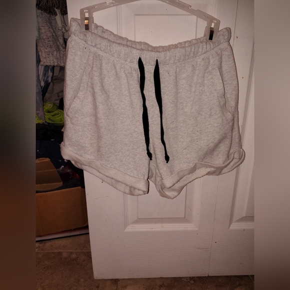Cozy Gray Women's Shorts - Picture 1 of 5